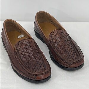 CHEROKEE MENS SIZE 7 Brown Leather Loafers